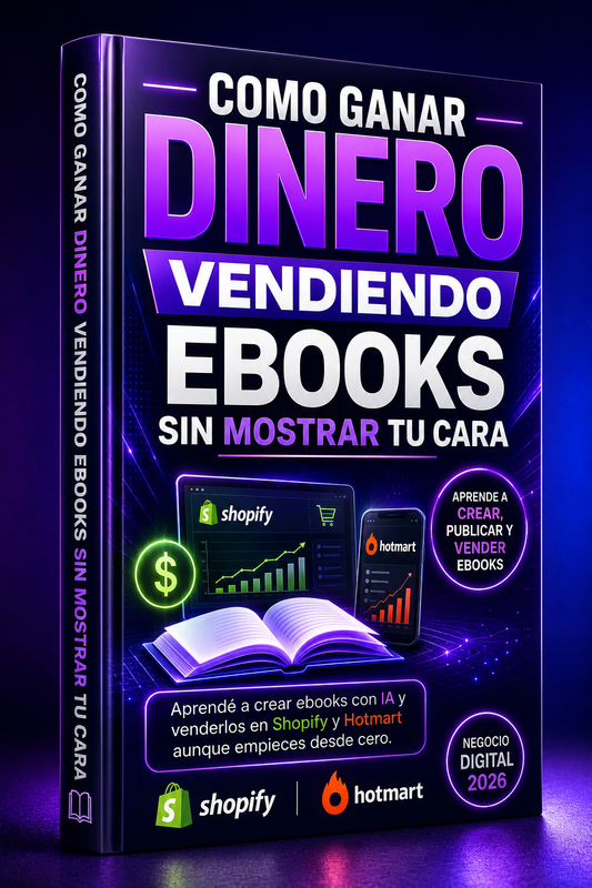 Cómo Ganar Dinero Vendiendo Ebooks Sin Mostrar Tu Cara